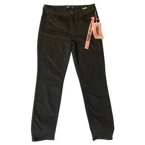 Ci Sono Women Skinny Jeans size 11 Black High Rise Classic Push Up Stretchy NWT
